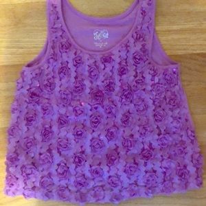 Cute purple glittery top